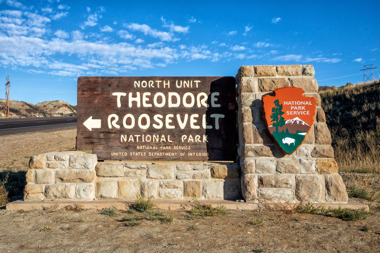 Theodore Roosevelt Park Sign