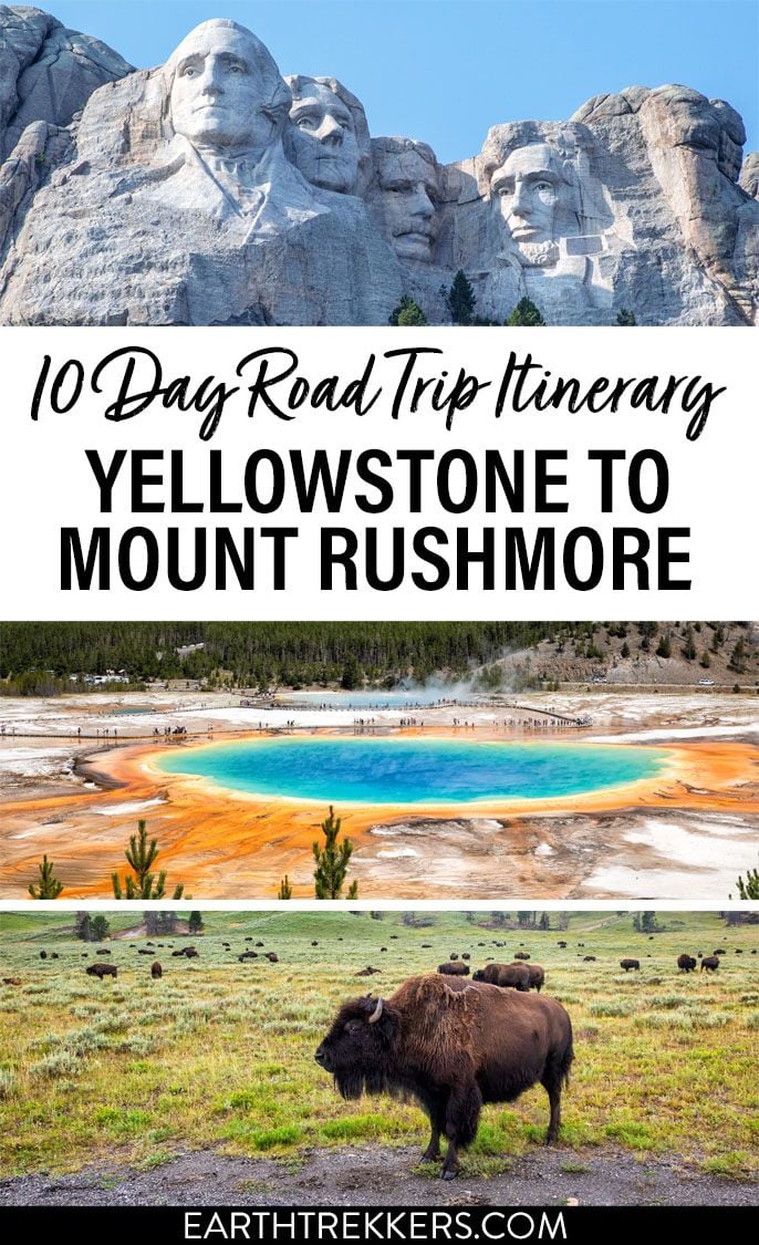 Yellowstone Mount Rushmore Itinerary