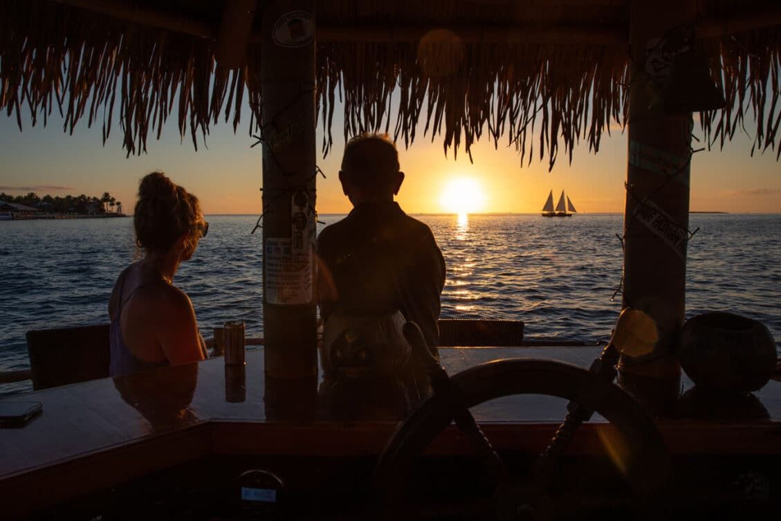 Cruising around Key West on a Floating Tiki Boat Earth Trekkers