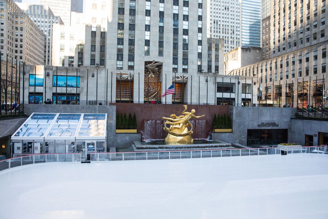 Rockefeller Center Ice Rink best things to do in New York City