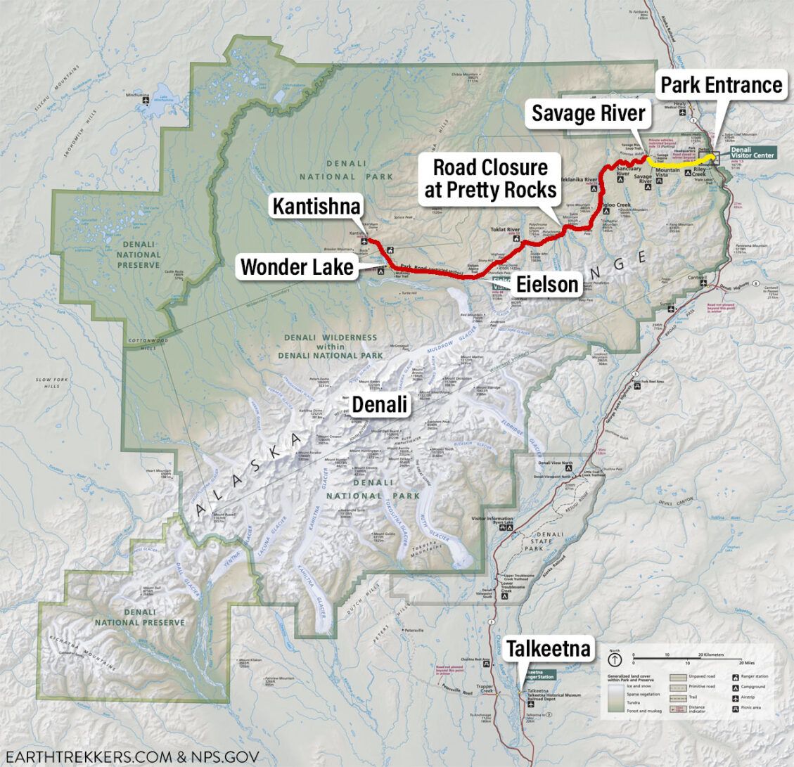 What to Do in Denali while Denali Park Road is Closed (& Is It Worth It