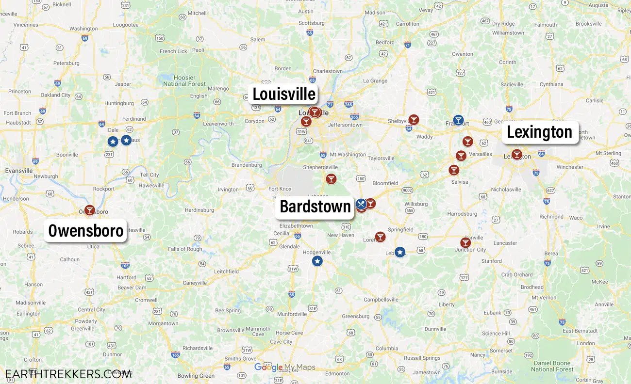 usa road trip reddit KBT Map