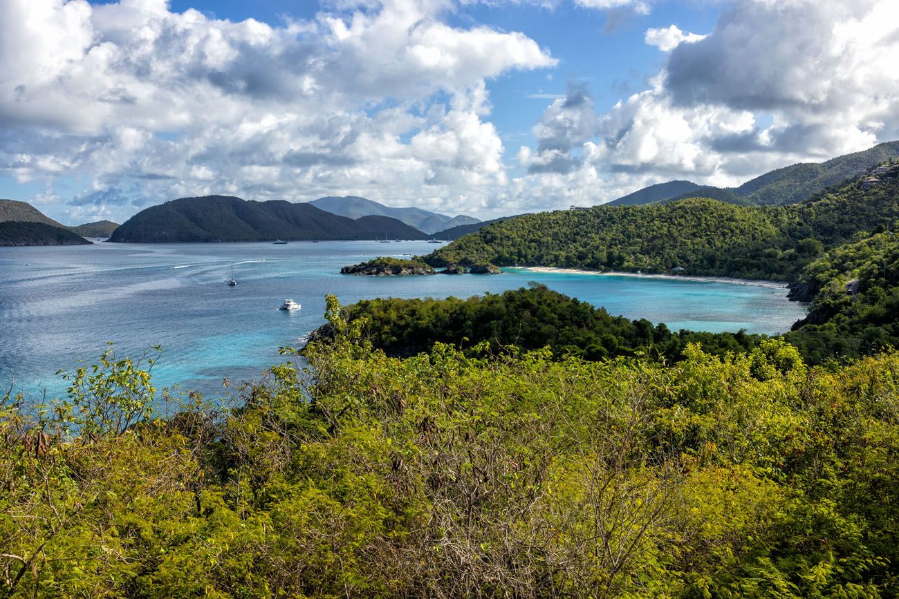 Trunk Bay from Peace Hill