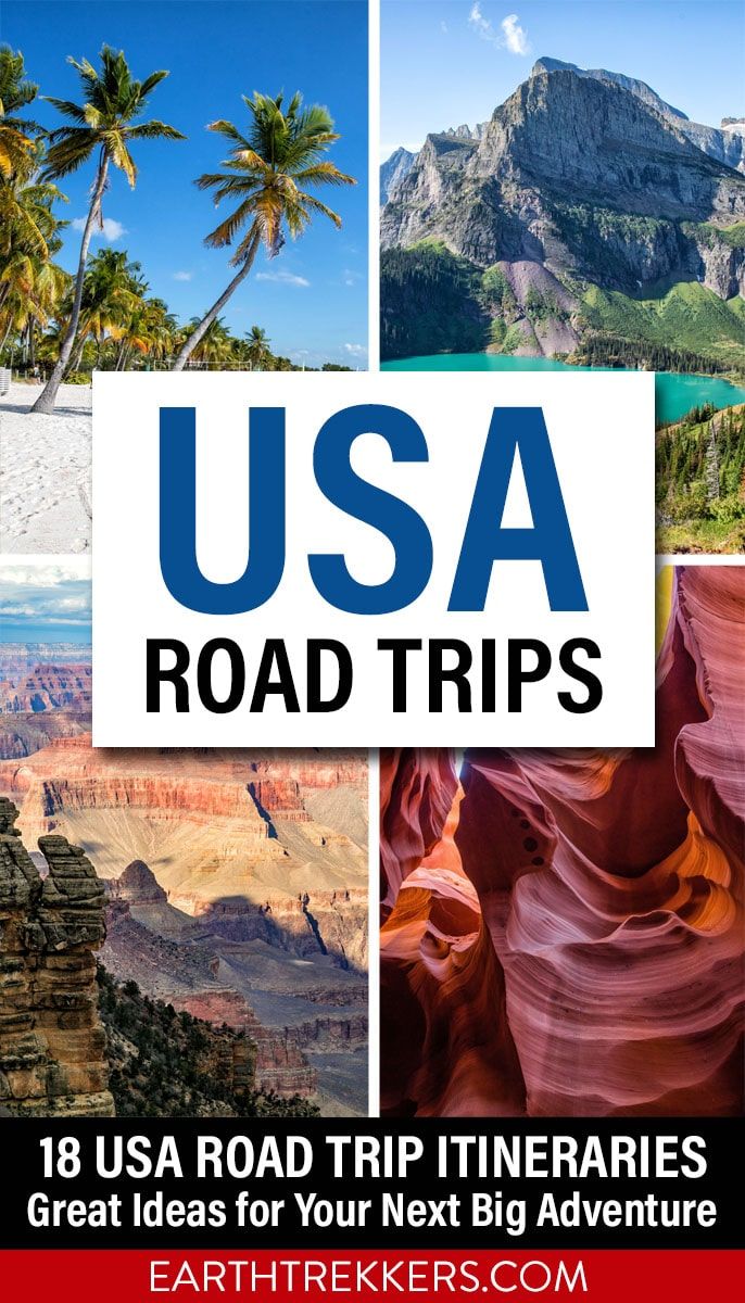 USA Road Trips Bucket List