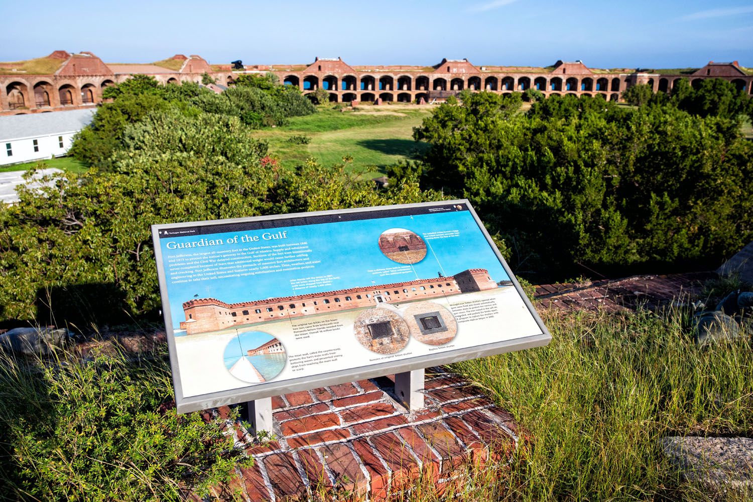 Fort Jefferson Trail Sign