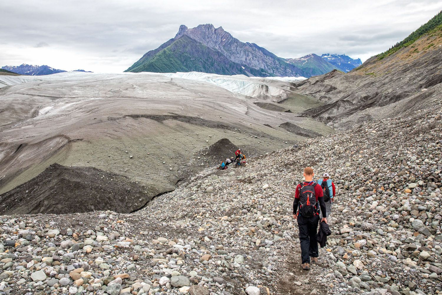 Hiking to the Root Glacier