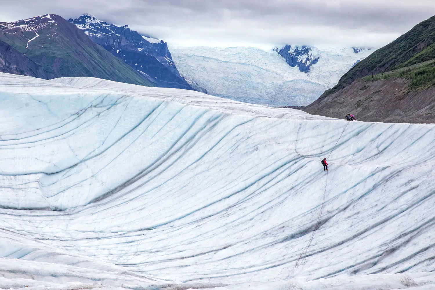 Ice Climber on the Root Glacier