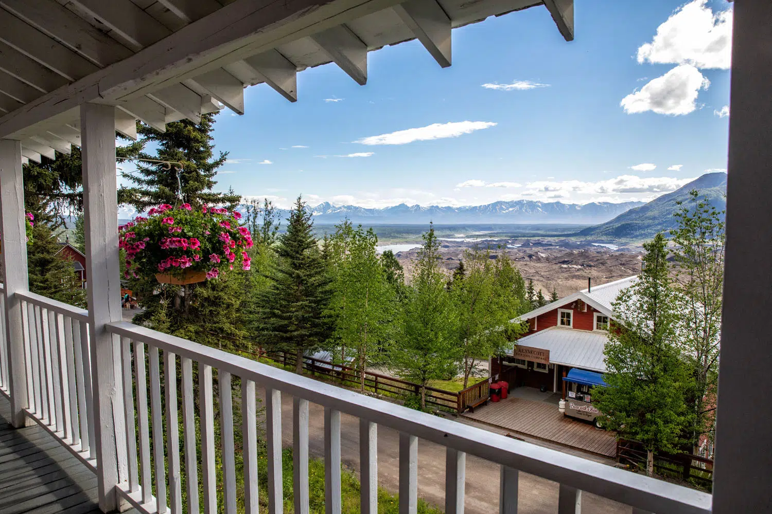 Kennicott Glacier Lodge View