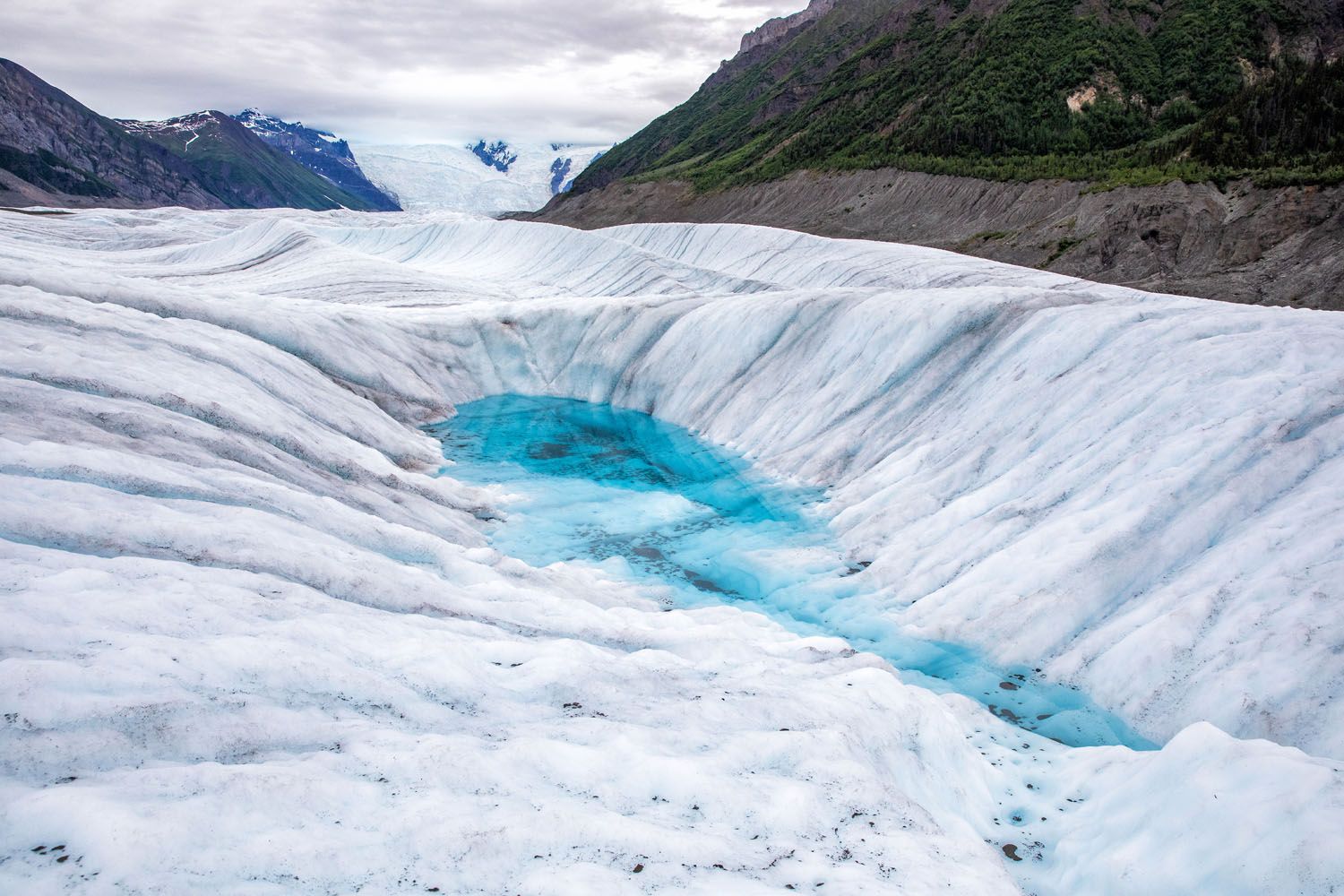 Pool of Water on the Root Glacier
