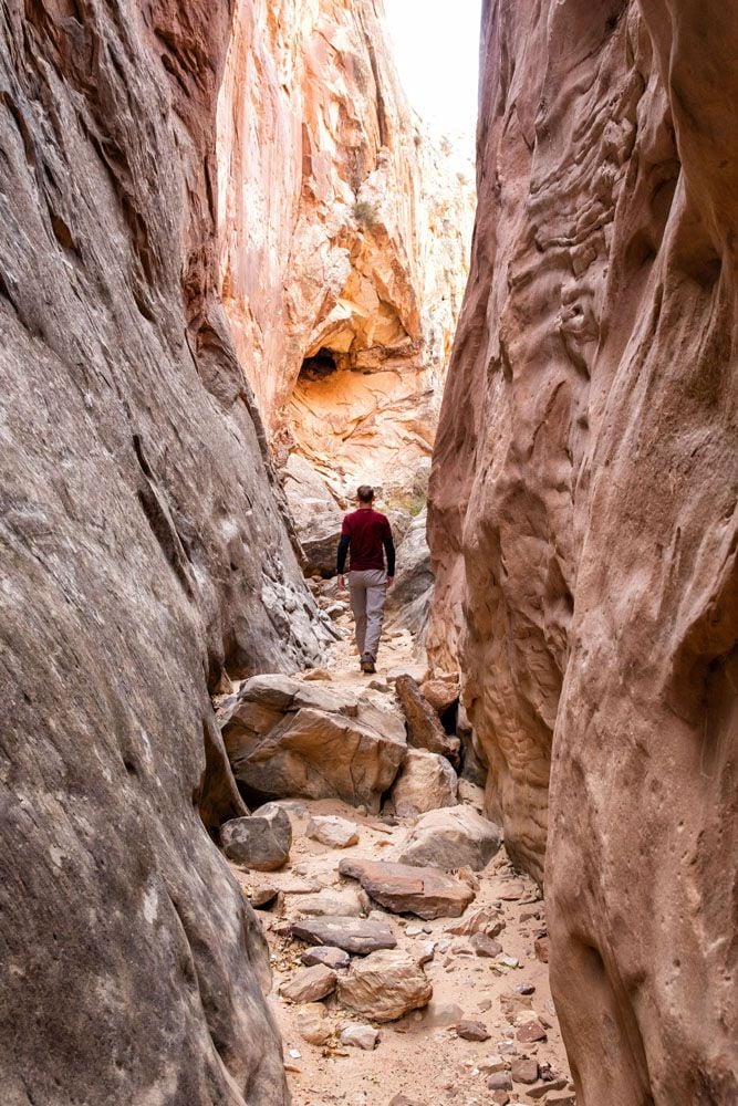 Slot Canyon Capitol Reef | Best National Parks in March