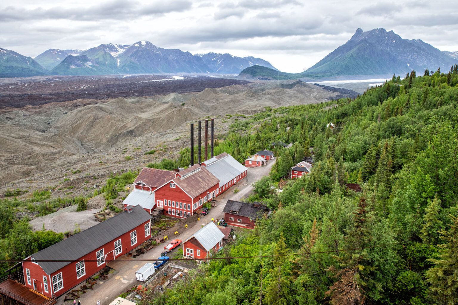 View from the Kennecott Mill