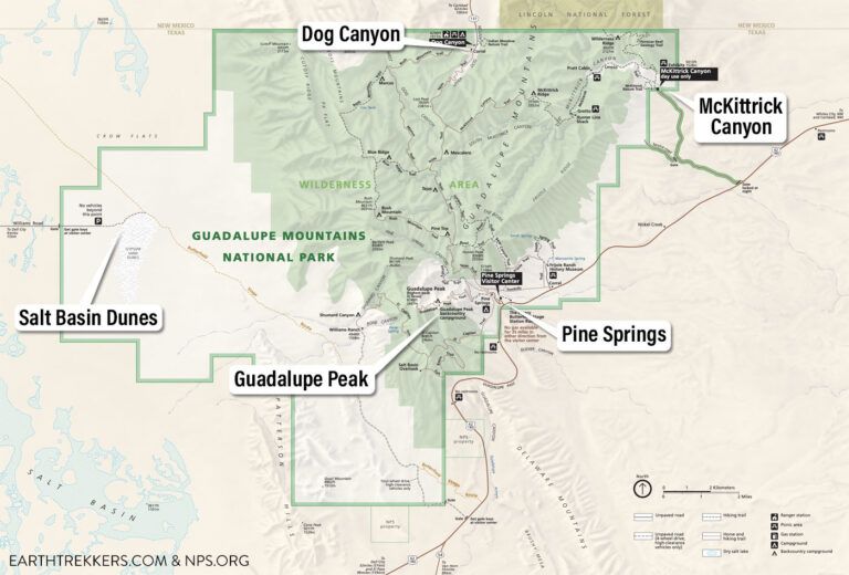 16 Great Things to Do in Guadalupe - Guadalupe Mountains NP Map 768x520 .optimal 