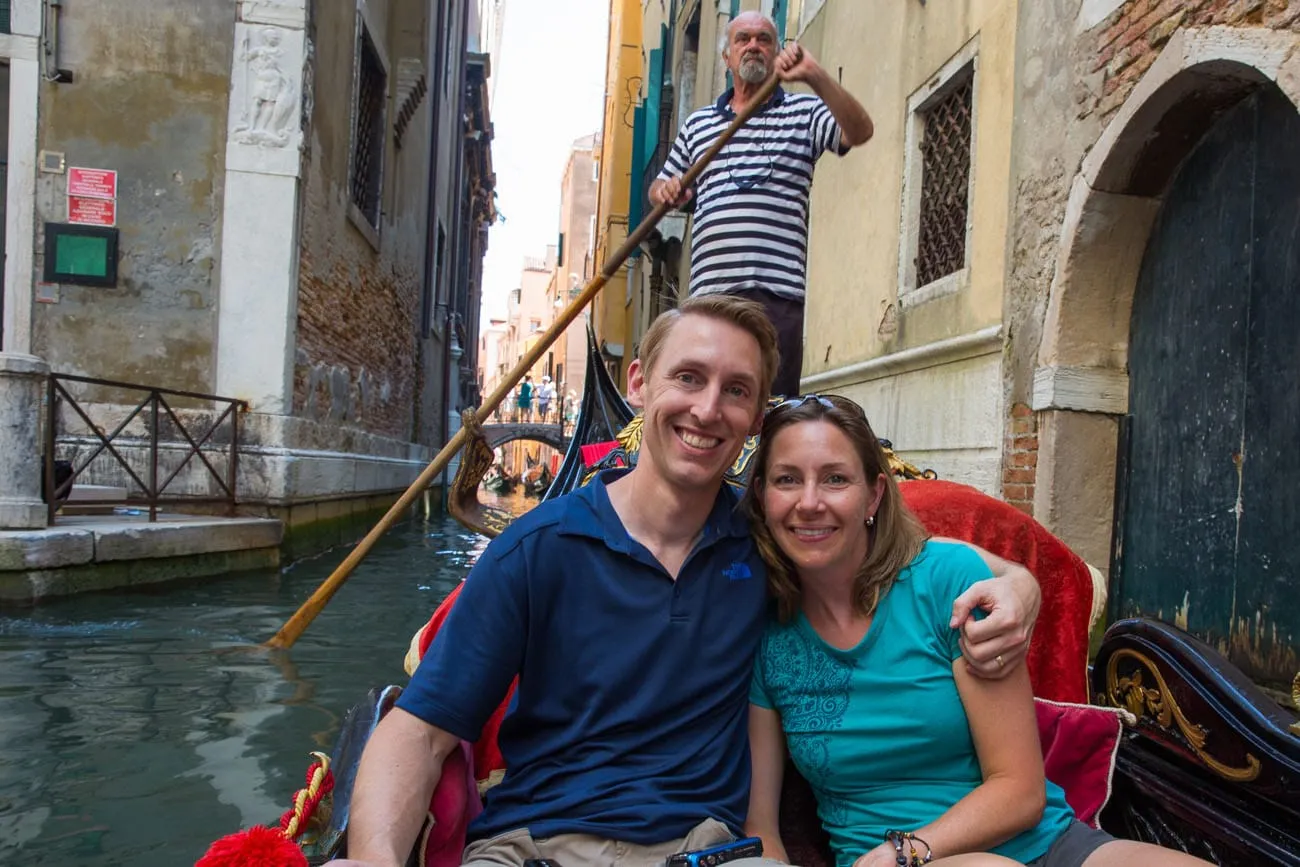 Tim and Julie in Venice