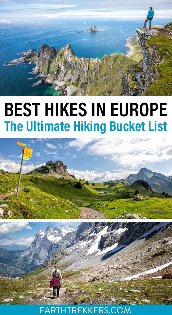 Best Hikes in Europe Bucket List