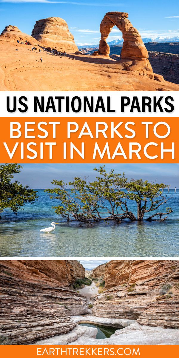 Best US National Parks March