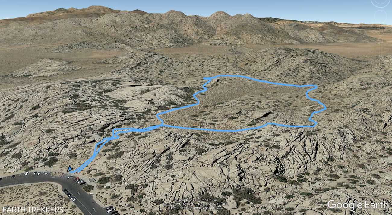 Hidden Valley Trail Map | Best hikes in Joshua Tree