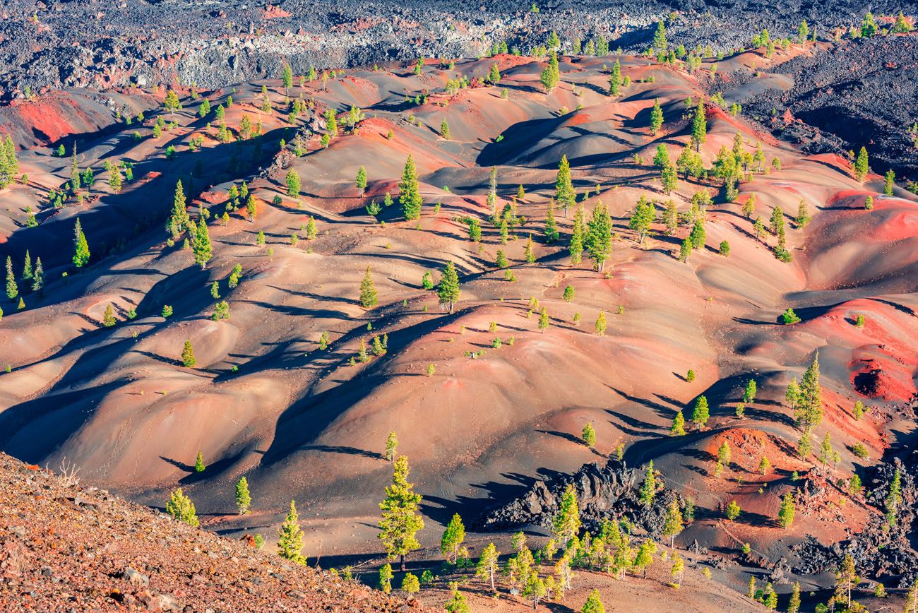 Hiking to the Painted Dunes at Lassen Volcanic National Park