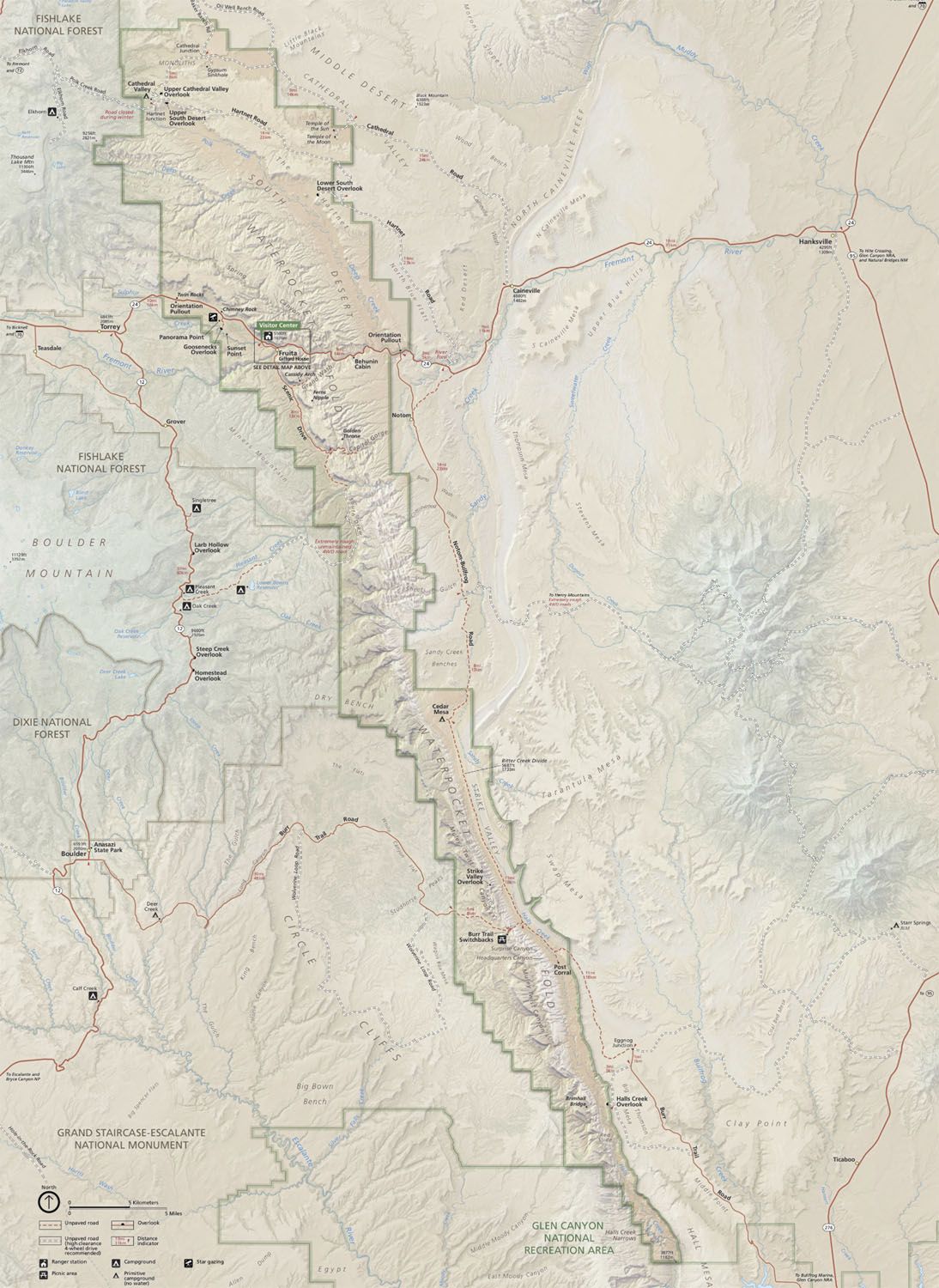Map of Capitol Reef