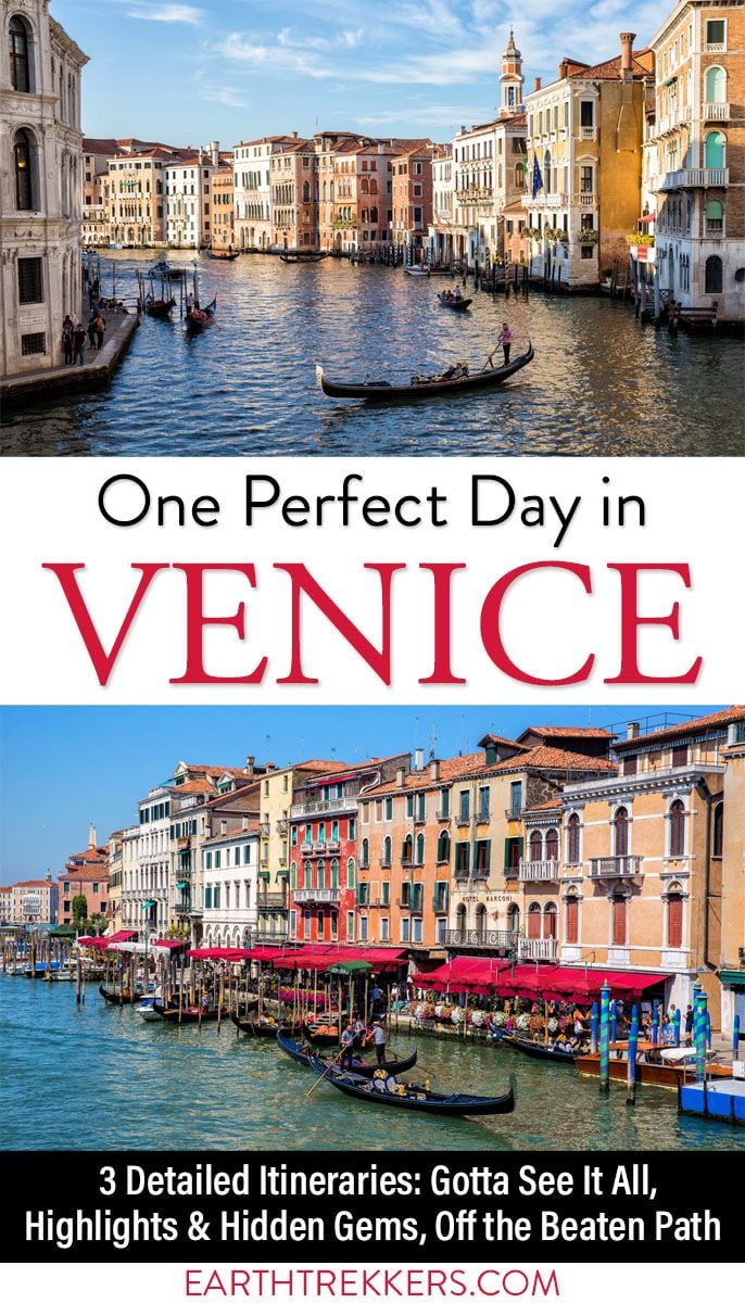 One Day in Venice Itinerary Italy Travel