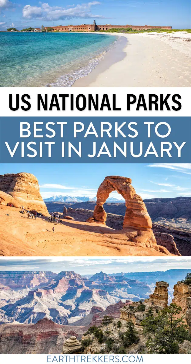 US National Parks in January