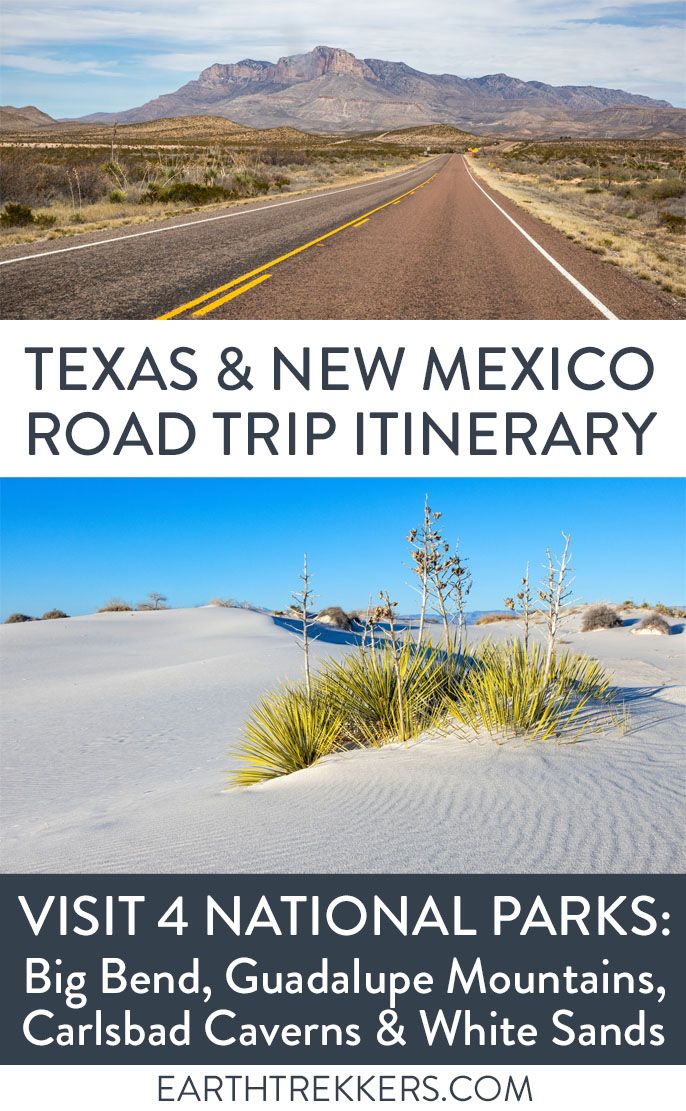 Texas New Mexico National Parks Itinerary