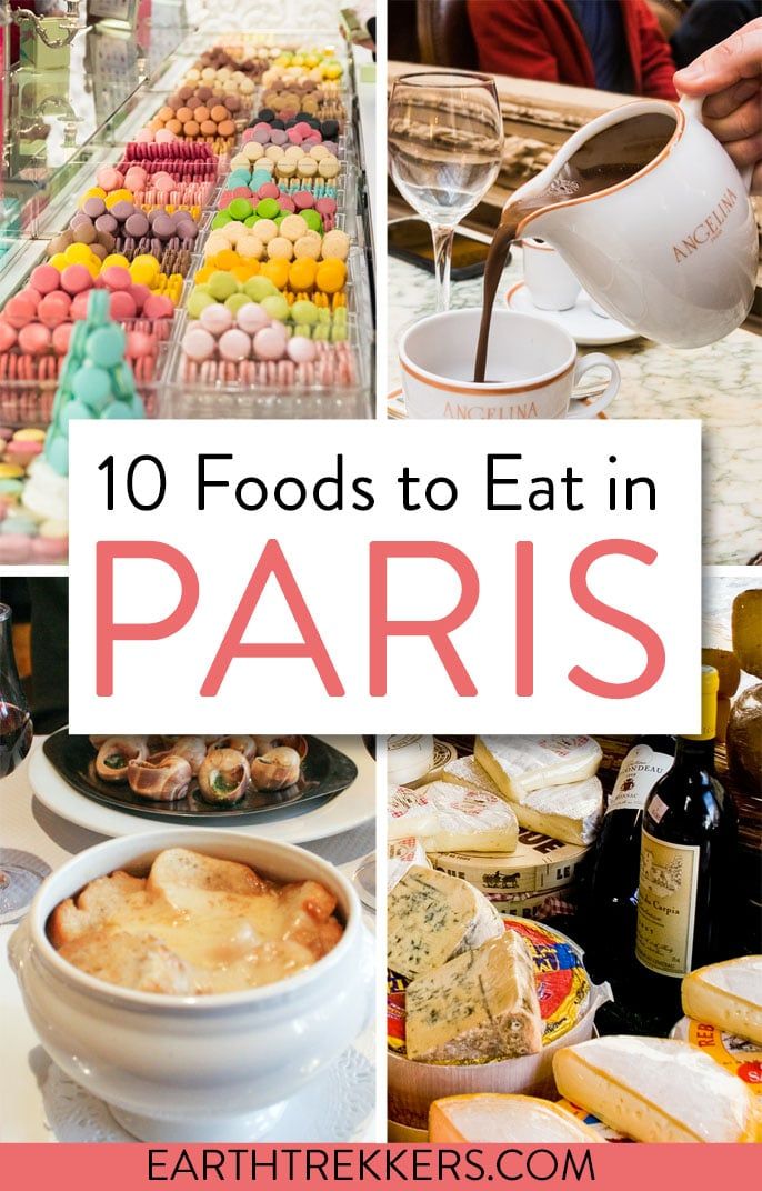 Food to Eat in Paris France