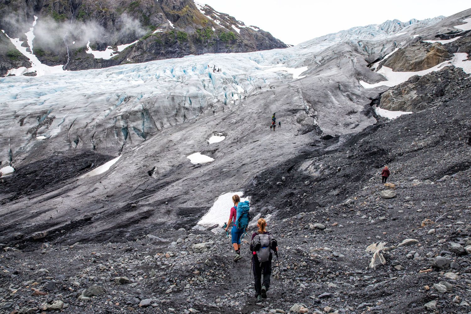 Hiking to the Exit Glacier