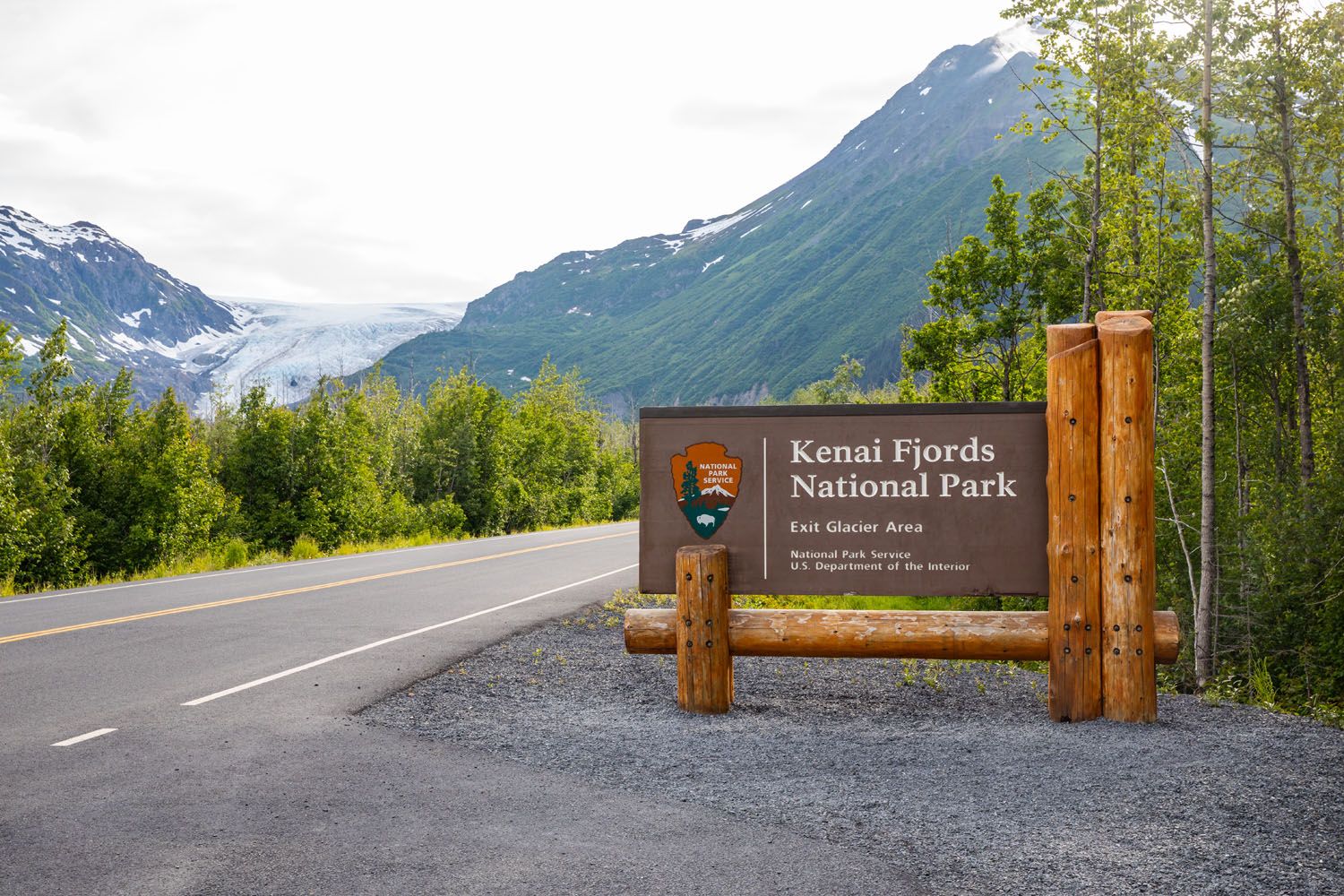 Kenai Fjords National Park Sign