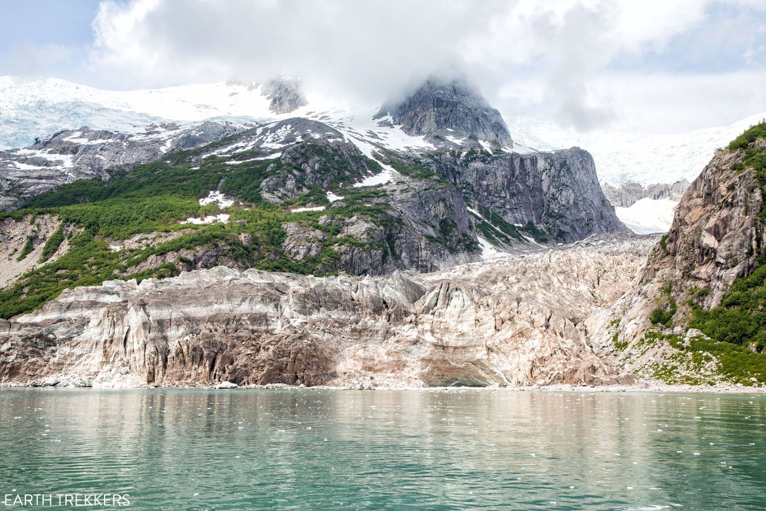 Ogive Glacier Kenai Fjords