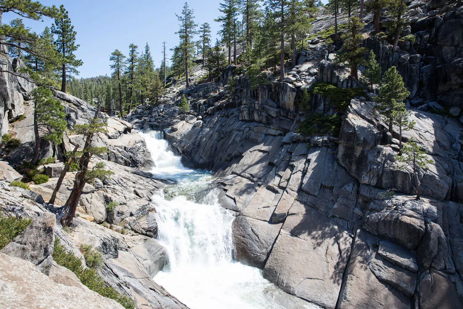 Very top of Yosemite Falls