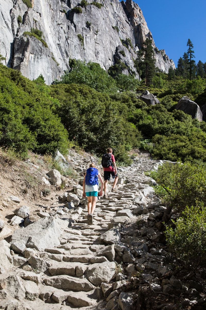 Yosemite Fall Trail Steps