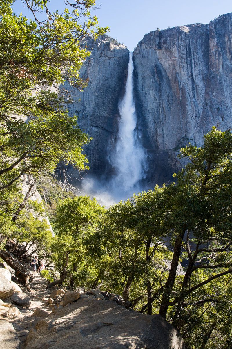 Yosemite Falls from Yosemite Falls Trail