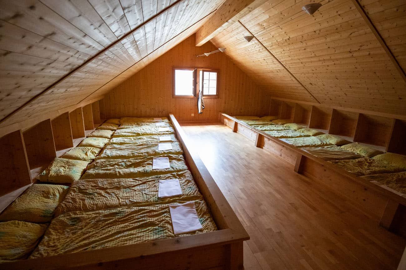 Cabane de Prafleurie Dorm Beds