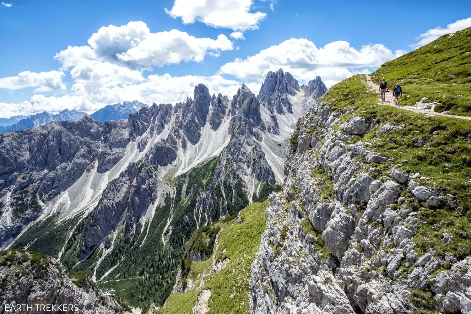Cadini di Misurina cliff trail