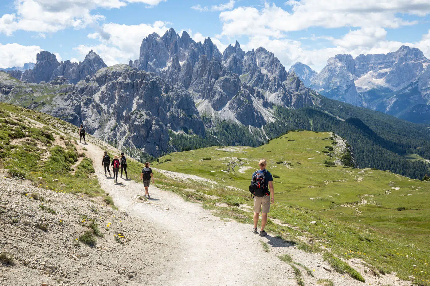 Cadini di Misurina View from the Tre Cime di Lavaredo