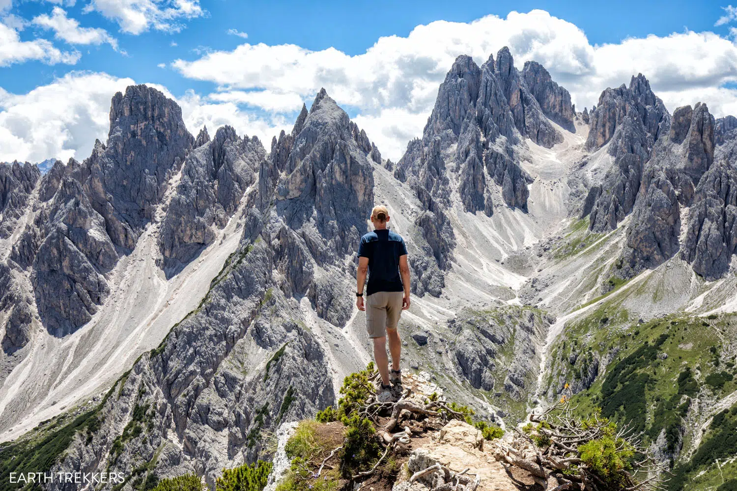 Tim at the Cadini di Misurina viewpoint