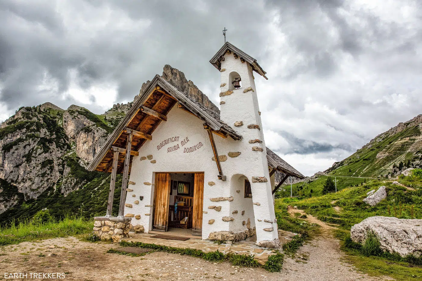 Cappella della Visitazione at the Falzarego Pass
