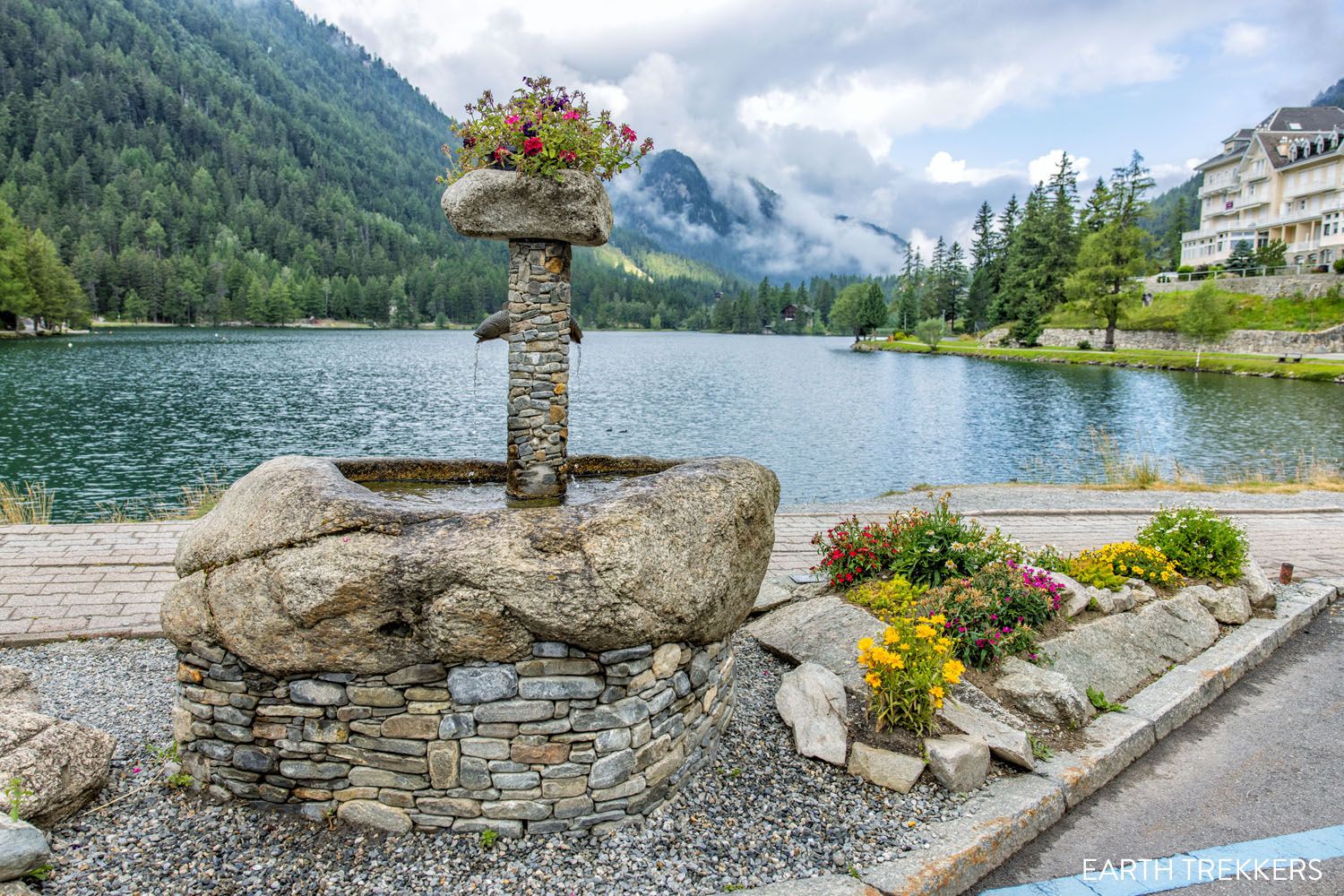 Champex Lac Water Fountain
