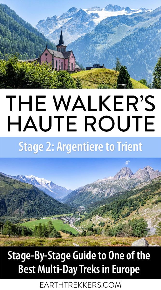 Haute Route Stage 2 Argentiere Trient