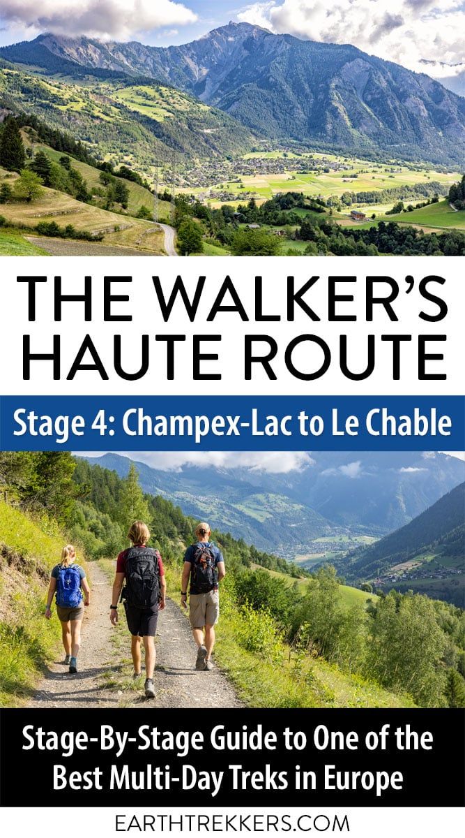 Haute Route Stage 4 Champex Le Chable