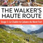 Haute Route Stage 5 Cabane Mont Fort