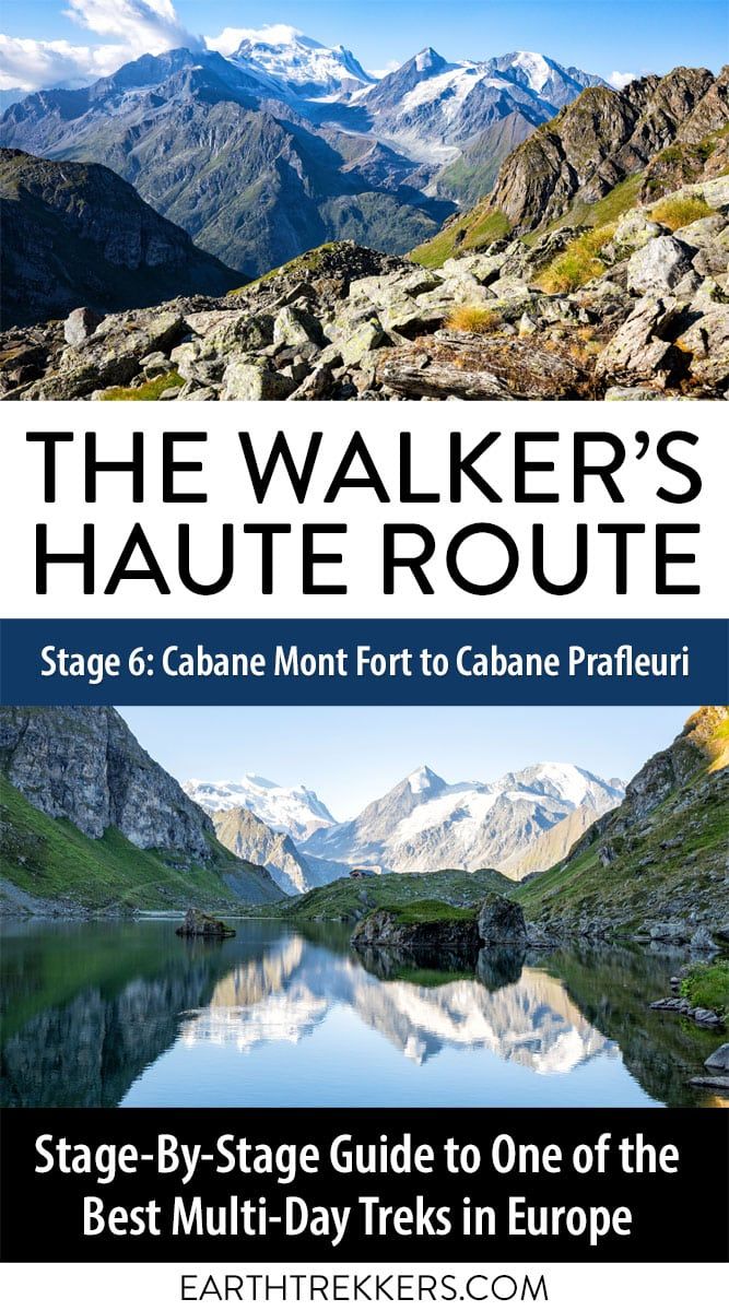 Haute Route Stage 6 Mont Fort Prafleuri