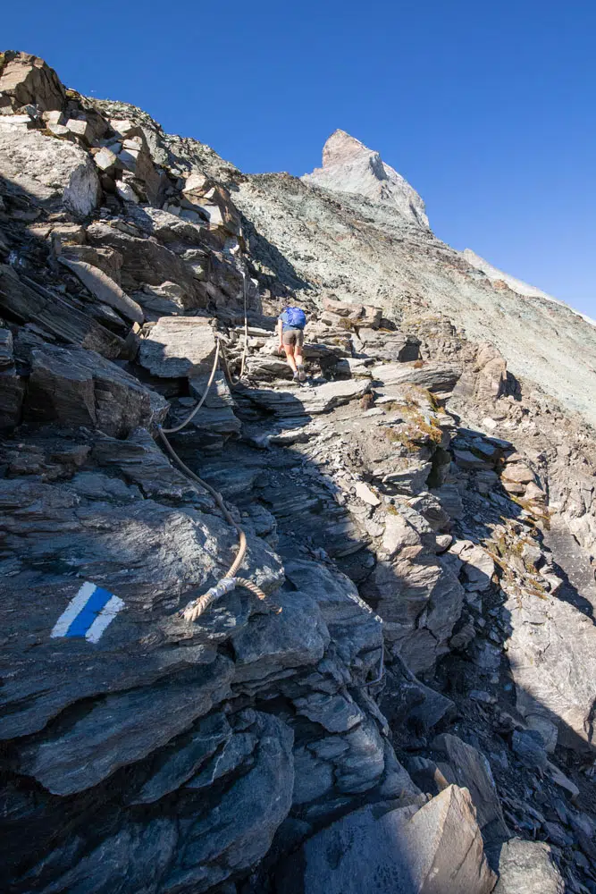 Hiking Trail to Hornli Hut