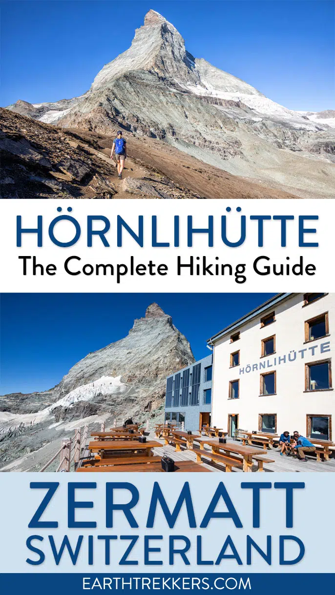 How to hike to Hornlihutte in Zermatt, Switzerland. Add on Matterhorn Glacier Paradise and the Matterhorn Glacier Trail.