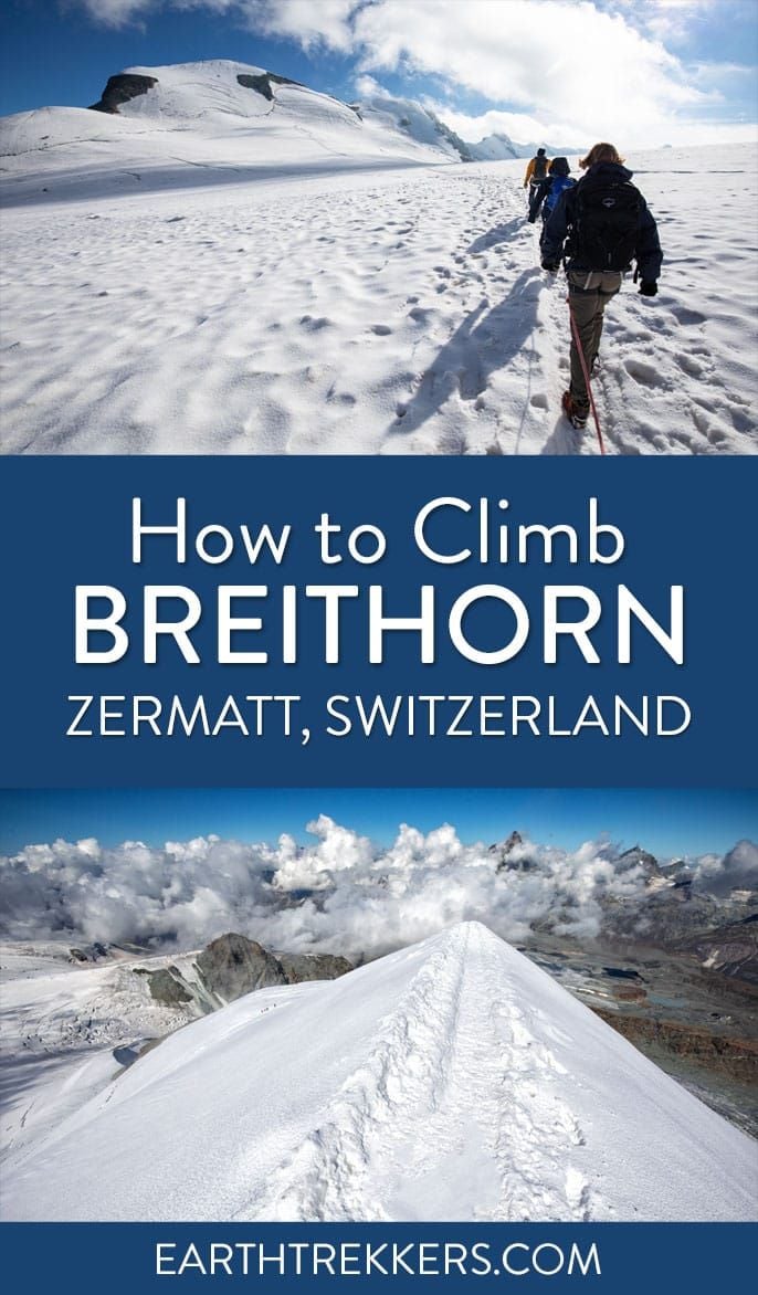 How to Climb Breithorn Zermatt Switzerland
