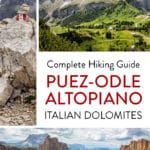 Puez Odle Altopiano Hike Dolomites Italy