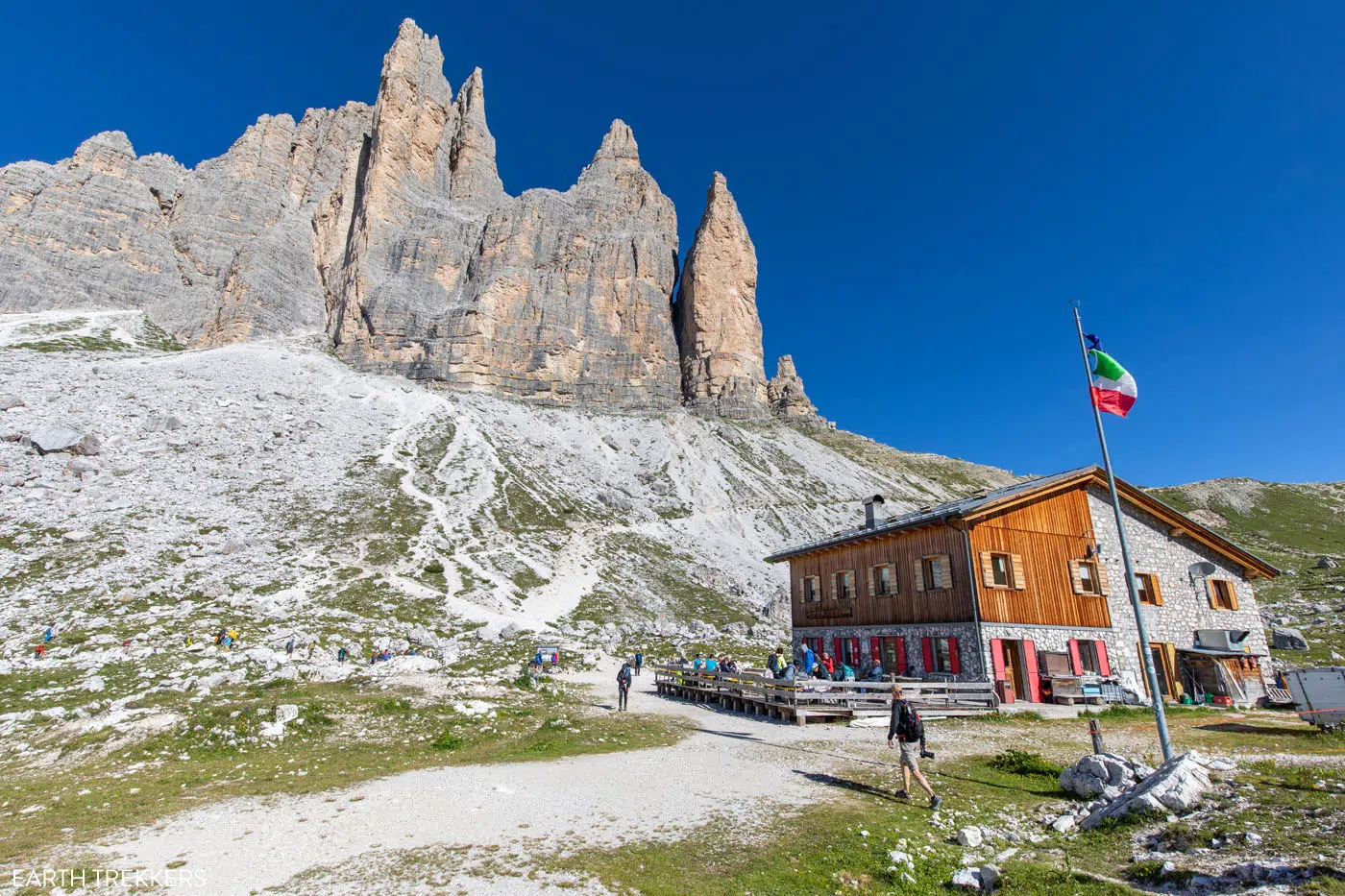 Rifugio Lavaredo on the Tre Cime di Lavaredo hike