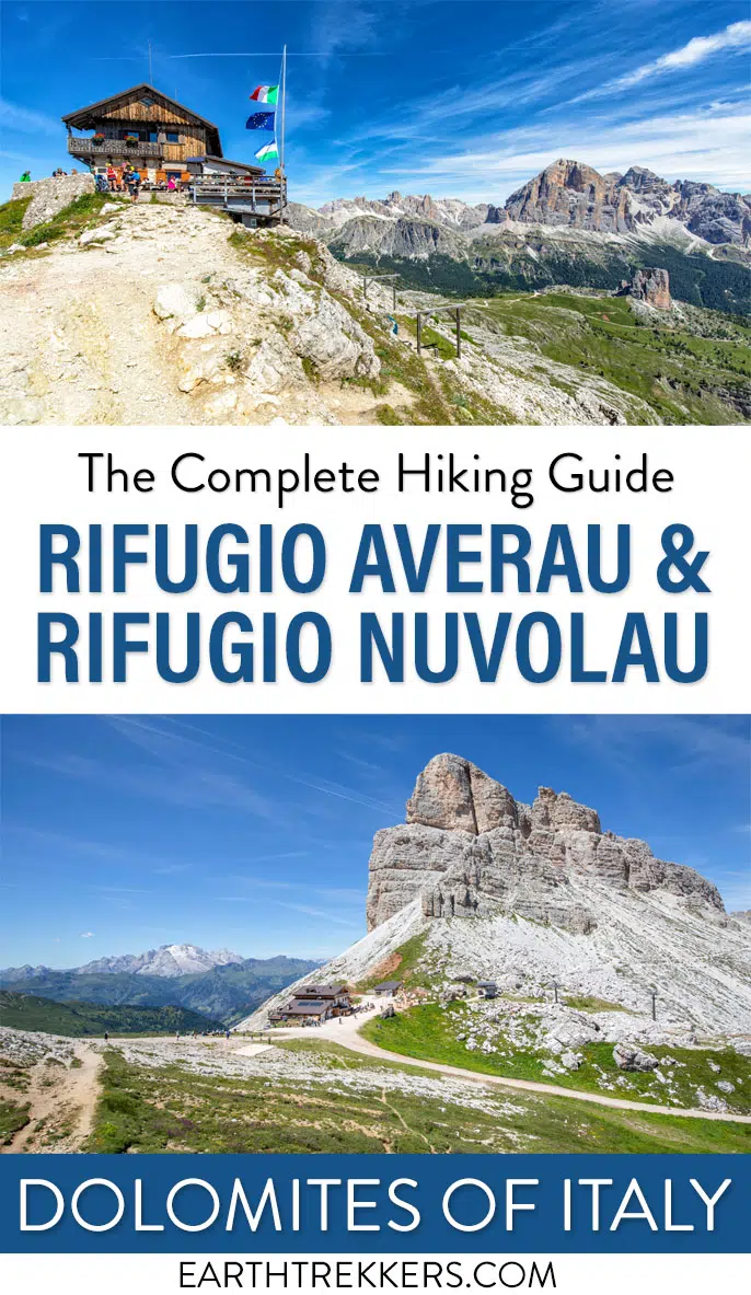 Exactly how to hike to Rifugios Averau and Nuvolau for some of the best views of the Dolomites, with the Cinque Torri hike.