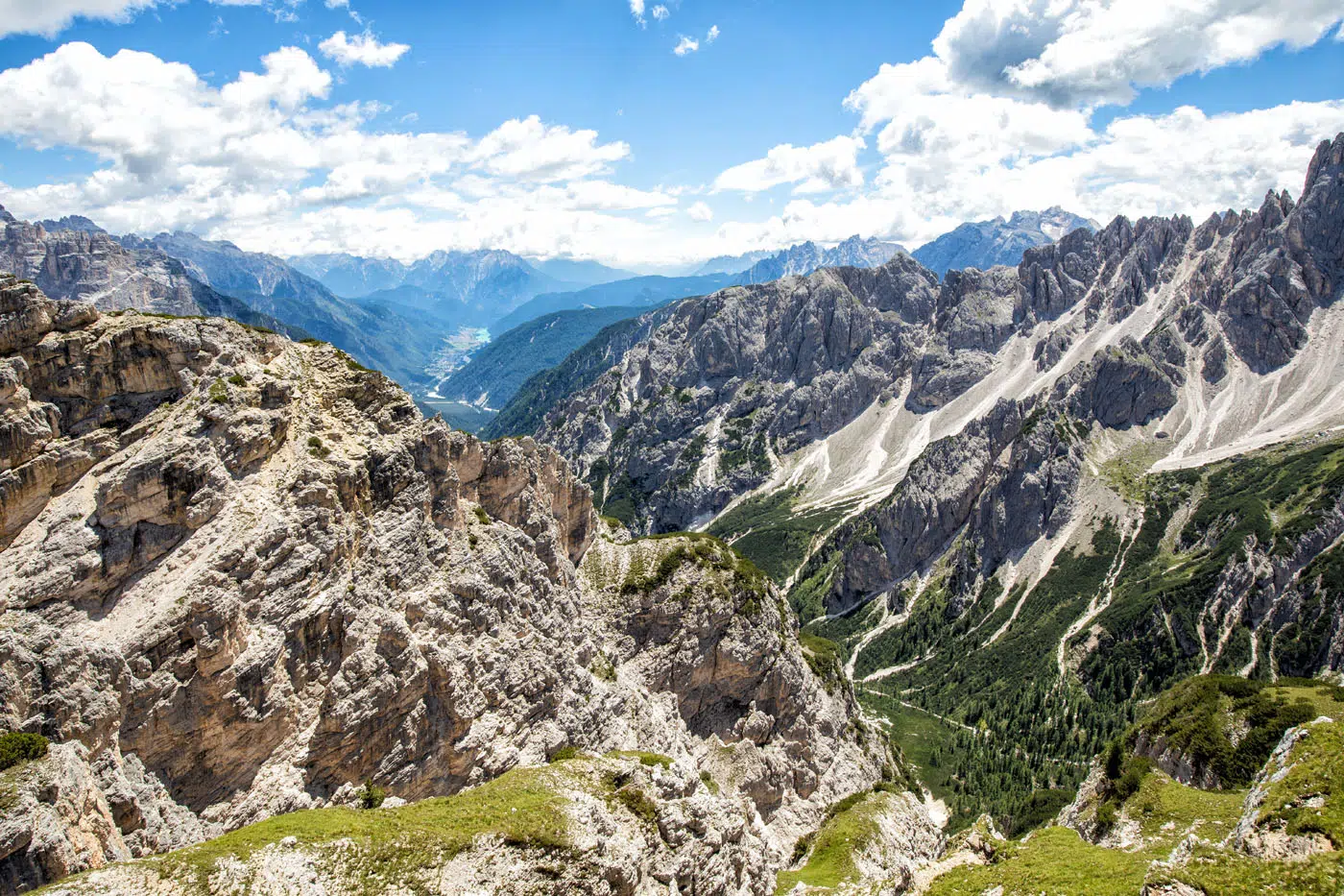 Valley View from the Cadini di Misurina hike