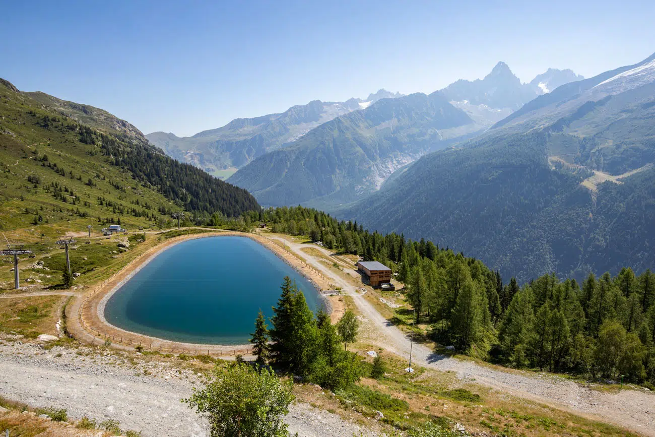 View from La Flegere